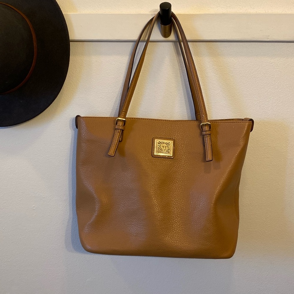 Anne Klein Brown Leather Purse